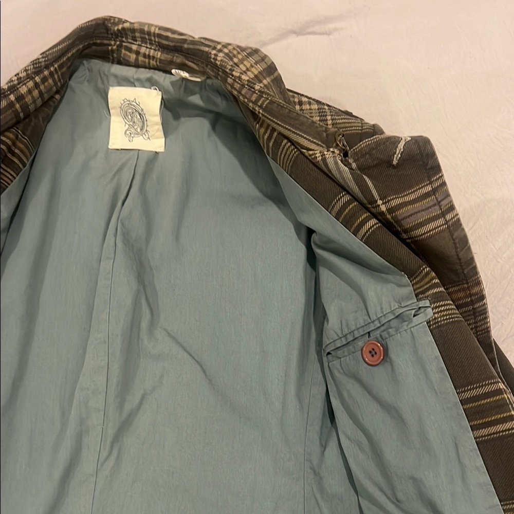 Plaid Button-Up Jacket - Picture 6 of 13
